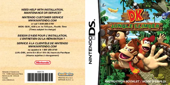 manual for DK - Jungle Climber